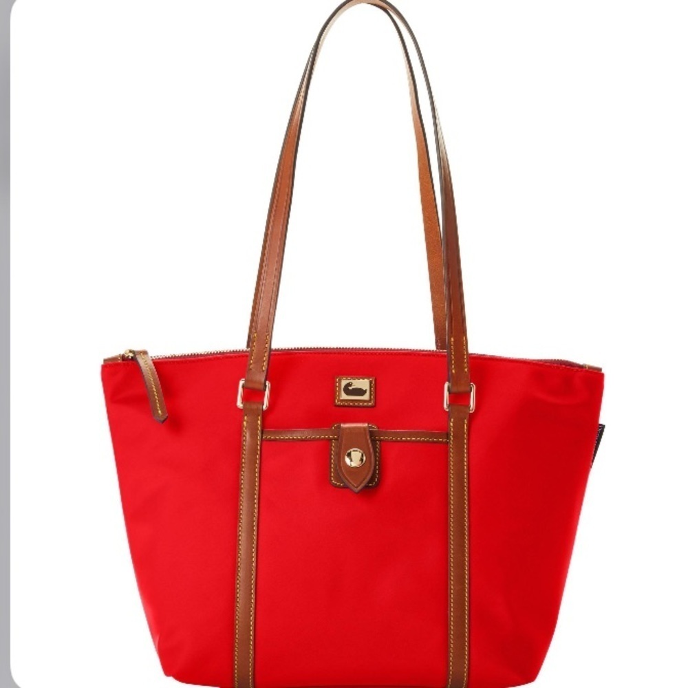 Dooney & Bourke Wayfarer Zip Tote Bag Red - Picture 9 of 16